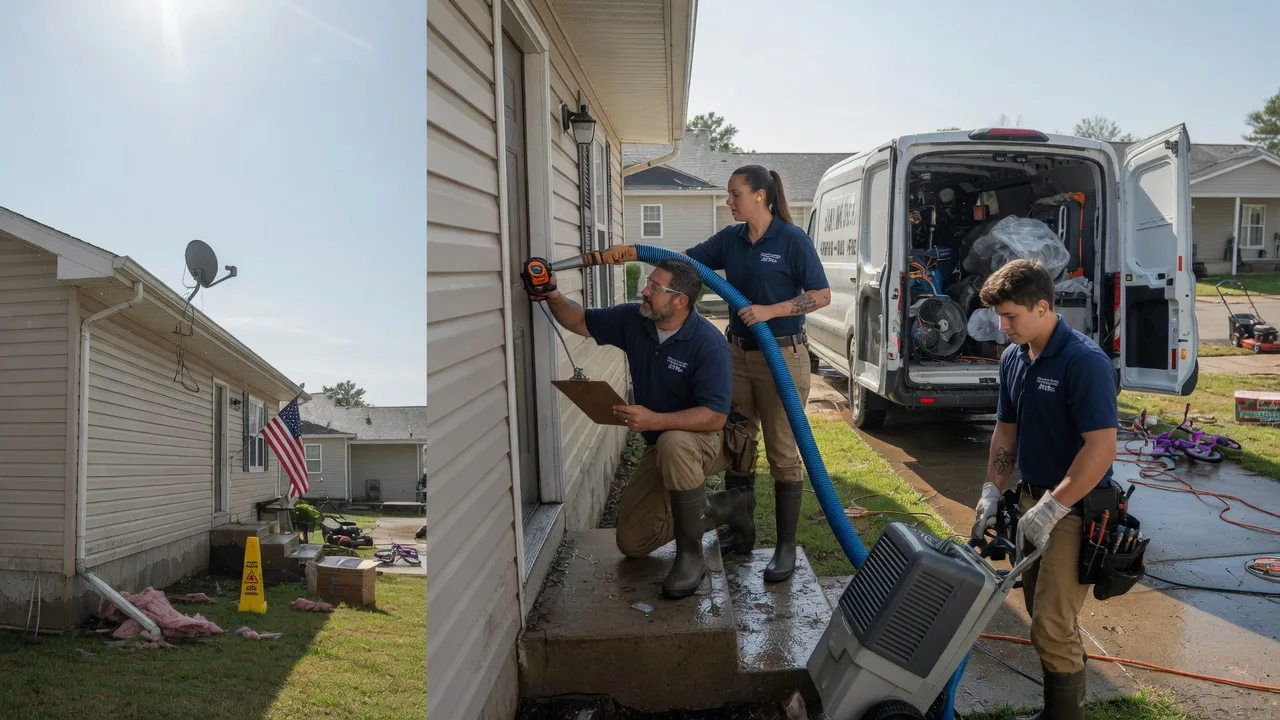 Ceiling Water Damage Restoration in Abbott, TX near me
